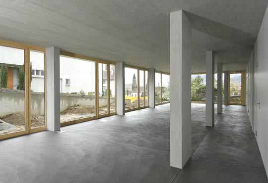 Atelier im Untergeschoss